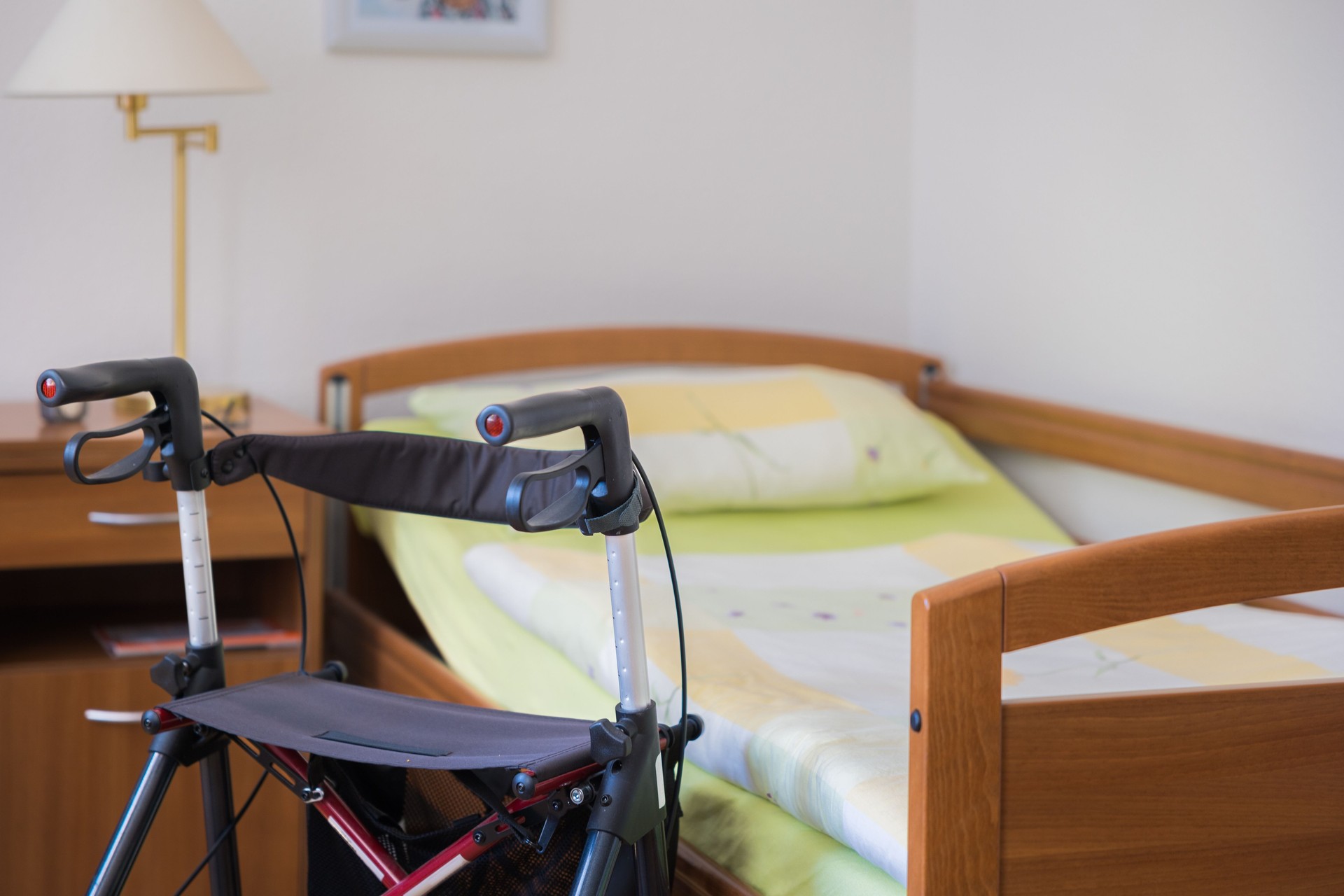 Bedroom in a Nursing Care Home